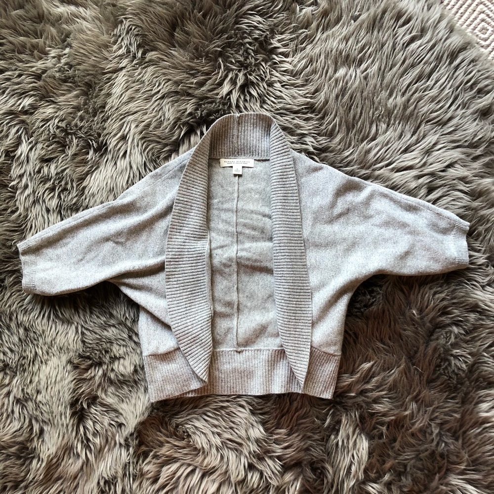 Silver Banana Republic Crop Cardi